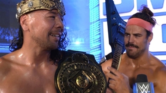 King Nakamura celebrates becoming Intercontinental Champion: Aug. 13, 2021